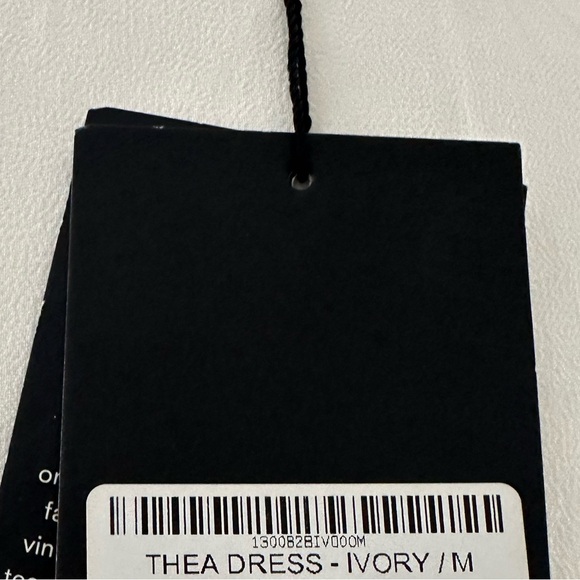 NWT Reformation Thea Wrap Gown / Dress in Ivory / Off White Medium - Picture 13 of 13